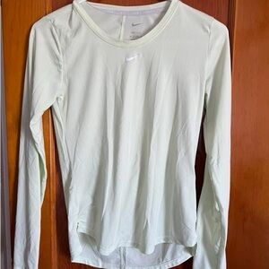 Nike Women's Light Cream Long Sleeve Tee